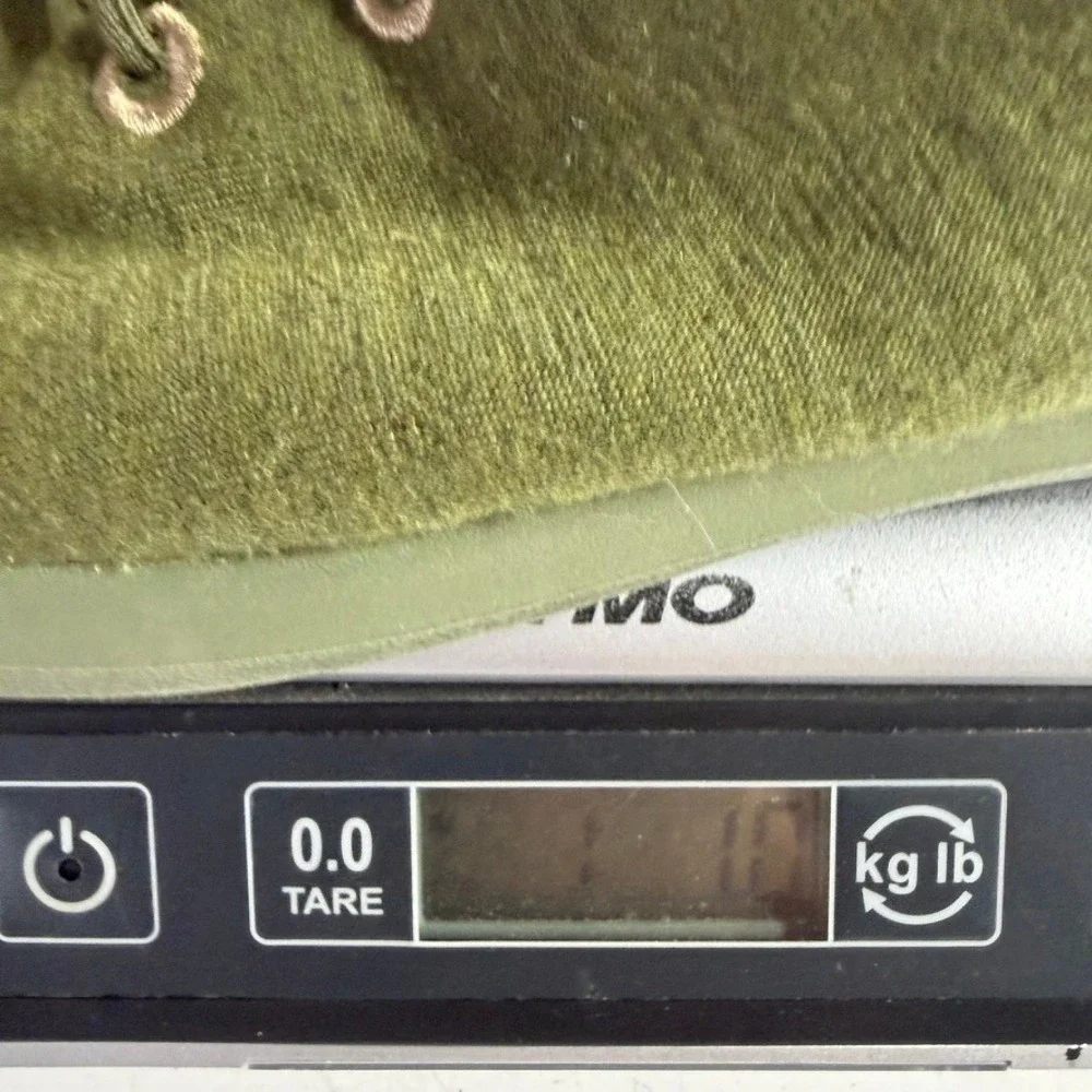 Merinos Mens Wool Sneakers Olive Green Lace Up Casual Shoes Size 13